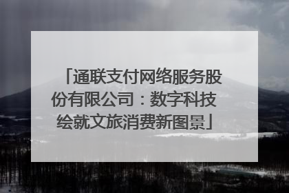 通联支付网络服务股份有限公司：数字科技绘就文旅消费新图景