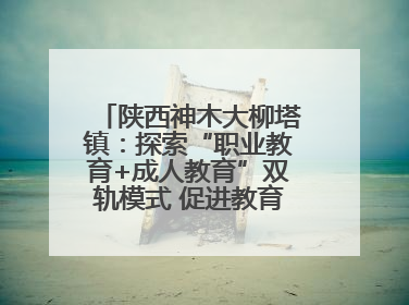 陕西神木大柳塔镇：探索“职业教育+成人教育”双轨模式 促进教育融合发展